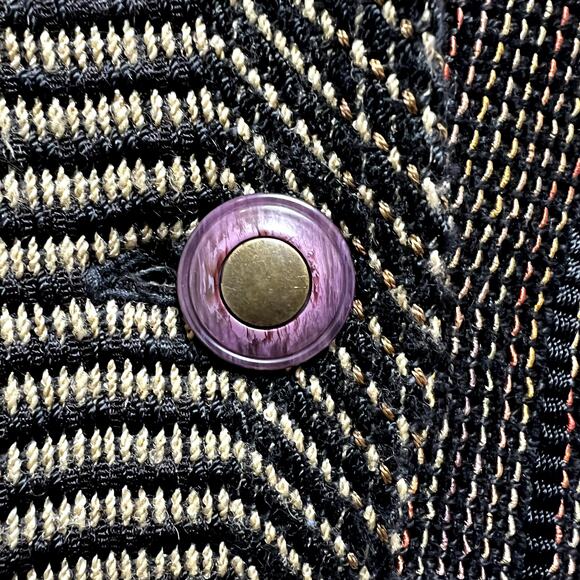 Deborah Cross Vintage Textile Wearable Art Jacket Blazer Small Medium - Picture 4 of 8